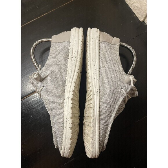 Hey Dude Wendy Sox Women's Shoes Size 8 Stone Gray Slip On Casual Loafers - Picture 4 of 9